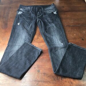William Rast Dark Indigo Boot Cut Jeans